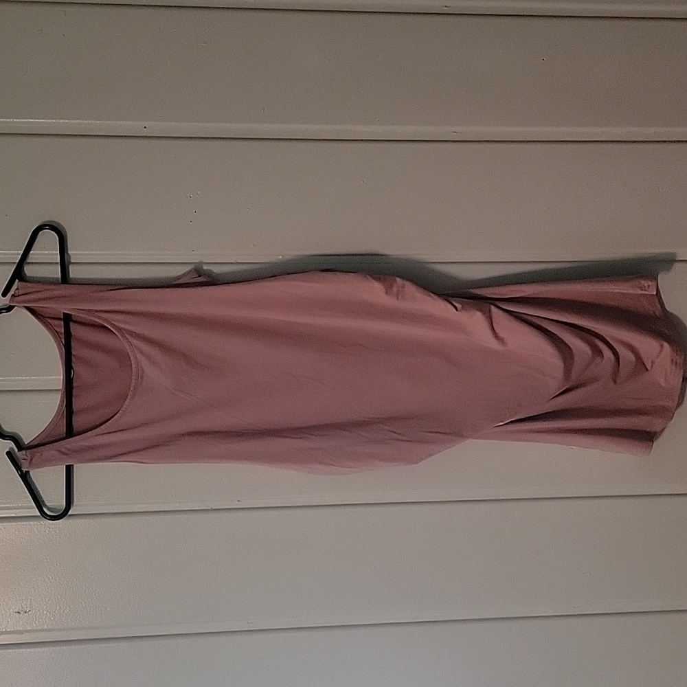 Peauty "B Shape Side Ruch Maternity Tank Dress/Bodycon